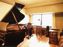 Photo of a piano practice room for a personal residence