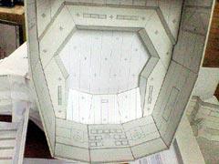 写真4-2 コントロールルーム天井模型