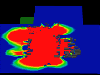 図10 GEONOISEによる場内音の予測結果