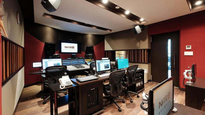 Photo of postproduction dubbing studio