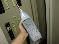 Noise measurement of facility equipment