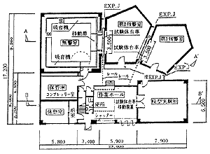 図5 残響室との間に開口部を持つ無響室