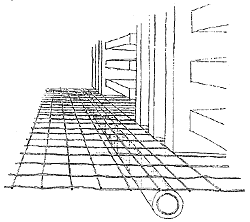 ステンレスワイヤー床格子の図