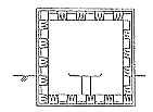 リフター付無響室の図