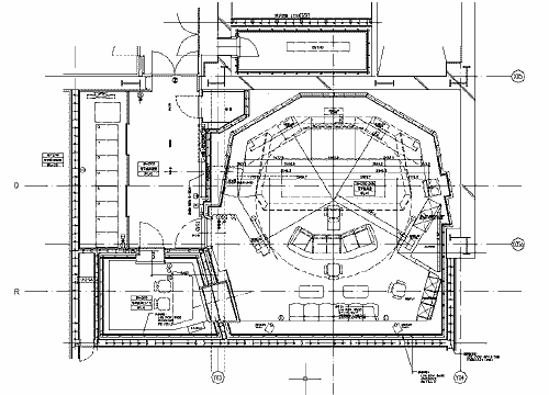 音声編集室平面図