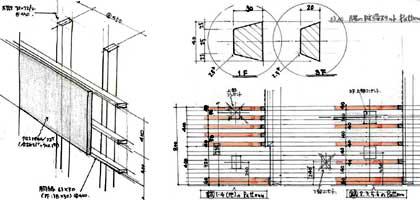 【スケッチ-1】 工事中の検討図