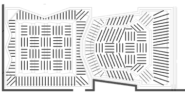 図6 天井サウンドトラップ配置計画