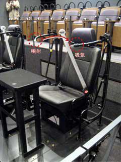写真2:回転モーション椅子