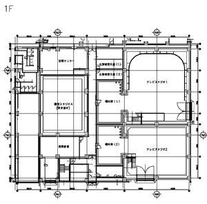 図2 南棟1F全体レイアウト図