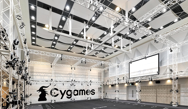 Cygames モーションキャプチャースタジオ